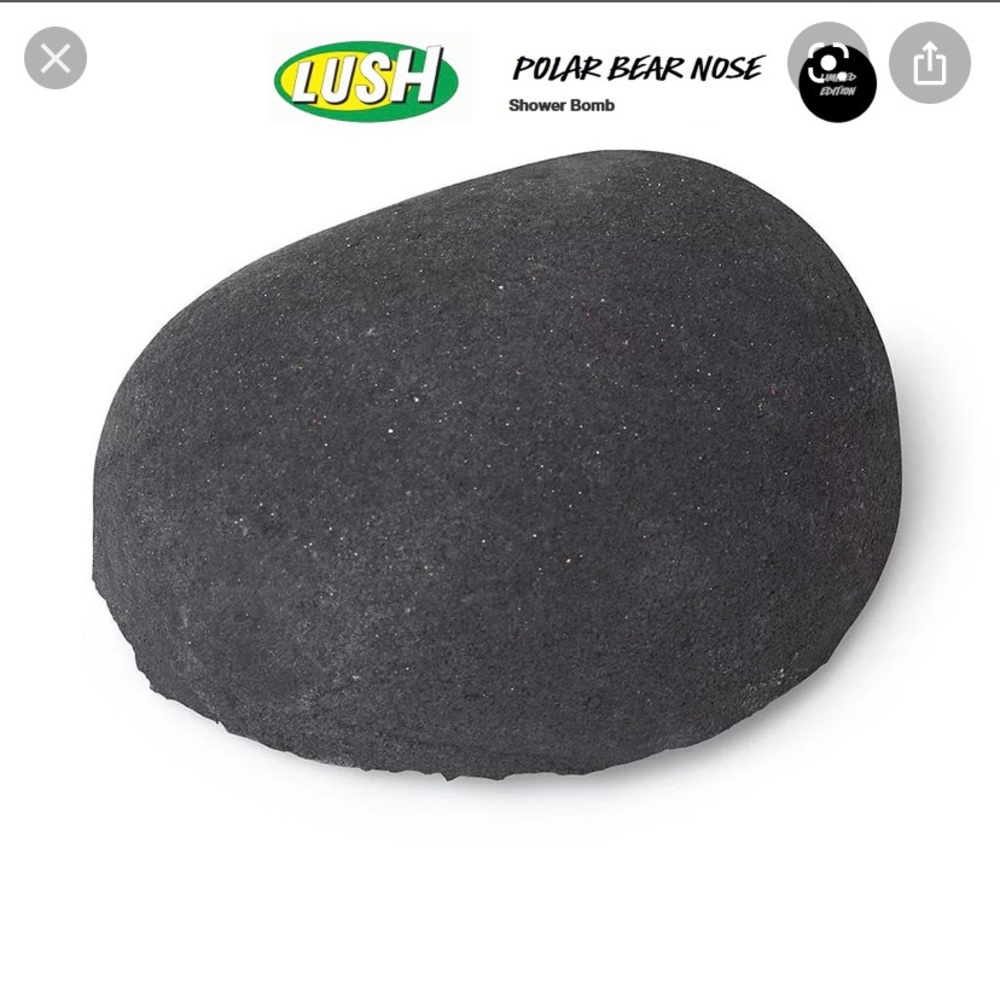 Lush polar bear nose shower bomb